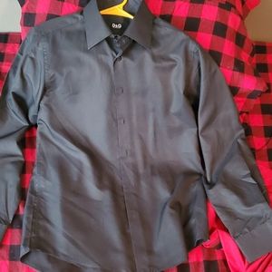 Dolce and Gabbana men's slim fit button up